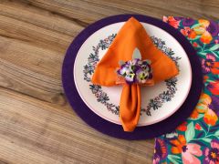 MENEKŞE DESENLİ TAKIM