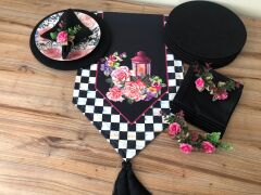 GÜL DESENLİ TAM TAKIM