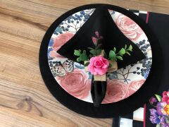 GÜL DESENLİ TAM TAKIM