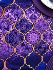 SOFRA SUNUM SETİ MOR MOROCCAN DESEN