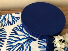 SOFRA SUNUM SETİ MAVİ MERCAN DESENLİ