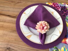 SOFRA SUNUM SETİ ÇİÇEKLER ARASINDA KUŞ DESENLİ