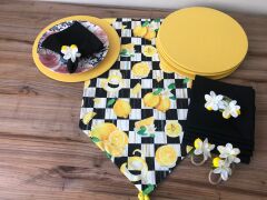 SOFRA SUNUM SETİ LİMON DESENLİ