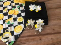 SOFRA SUNUM SETİ LİMON DESENLİ