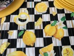 SOFRA SUNUM SETİ LİMON DESENLİ