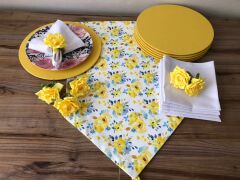 SOFRA SUNUM SETİ SARI GÜL