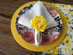 SOFRA SUNUM SETİ SARI GÜL