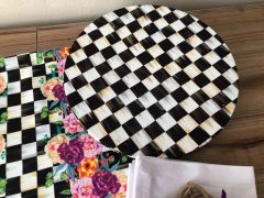 SOFRA SUNUM SETİ MOR GÜL DETAYLI