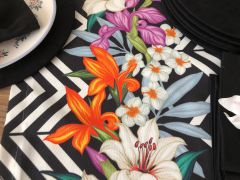 SOFRA SUNUM SETİ  LİLYUM DESENLİ