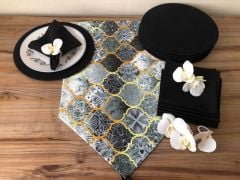 SOFRA SUNUM SETİ GRİ MOROCCAN SET