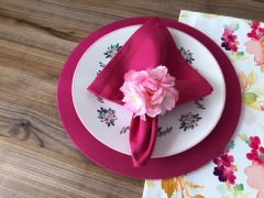 SOFRA SUNUM SETİ SULUBOYA ÇİÇEK DESENLİ