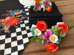 SOFRA SUNUM SETİ ÇİÇEK DESENLİ