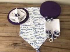 SOFRA SUNUM SETİ LAVANTA DESENLİ