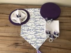 SOFRA SUNUM SETİ LAVANTA DESENLİ