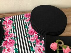 SOFRA SUNUM SETİ PEMBE GÜL DESENLİ TAKIM