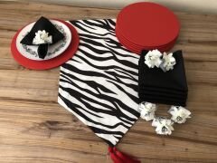 SOFRA SUNUM SETİ ZEBRA DESENLİ TAKIM