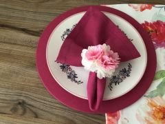 SOFRA SUNUM SETİ SOFT  ÇİÇEK DESENLİ TAKIM