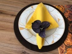 SOFRA SUNUM SETİ KAHVERENGİ MOROCCAN DESENLİ TAKIM