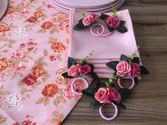 SOFRA SUNUM SETİ KLASİK GÜL DESENLİ TAKIM