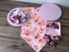 SOFRA SUNUM SETİ KLASİK GÜL DESENLİ TAKIM