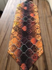 KAHVE RENGİ MOROCCAN DESENLİ RUNNER