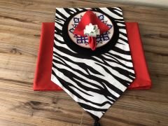SOFRA SUNUM SETİ ZEBRA DESENLİ
