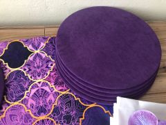 SOFRA SUNUM SETİ MOR MOROCCAN DESENLİ