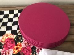 SOFRA SUNUM SETİ FUŞYA GÜL DESENLİ