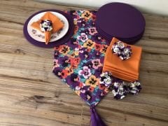 SOFRA SUNUM SETİ MENEKŞE DESENLİ TAKIM