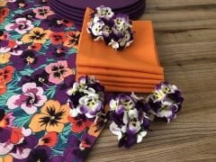 SOFRA SUNUM SETİ MENEKŞE DESENLİ TAKIM