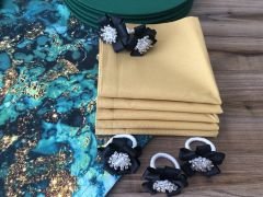 SOFRA SUNUM SETİ YEŞİL GOLD MALAKİT DESENLİ