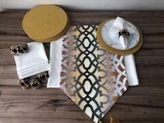 SOFRA SUNUM SETİ DEGRADE OTTOMAN DESENLİ