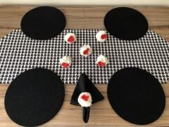 SOFRA SUNUM SETİ KÜÇÜK KAZAYAĞI DESENLİ TAKIM