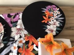 SOFRA SUNUM SETİ LİLYUM ÇİÇEK DESENLİ TAKIM