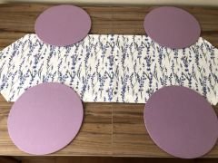 LAVANTA DESENLİ RUNNER & SUPLA