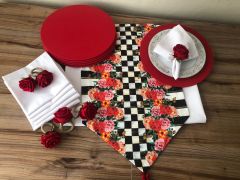 SOFRA SUNUM SETİ GÜL DESENLİ