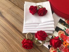 SOFRA SUNUM SETİ GÜL DESENLİ