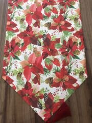 KOZALAKLI ÇİÇEK DESENLİ RUNNER