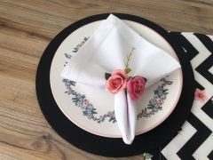 SOFRA SUNUM SETİ ÇİÇEK DESENLİ