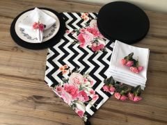 SOFRA SUNUM SETİ ÇİÇEK DESENLİ