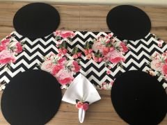 SOFRA SUNUM SETİ ÇİÇEK DESENLİ