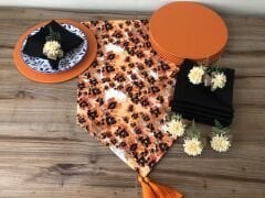 SOFRA SUNUM SETİ LEOPAR ÇİÇEK DESENLİ