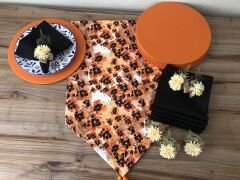 SOFRA SUNUM SETİ LEOPAR ÇİÇEK DESENLİ