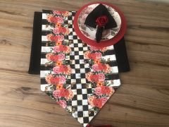 SOFRA SUNUM TAM SET GÜL DESENLİ