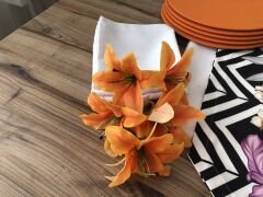 SOFRA SUNUM SETİ LİLYUM DESENLİ