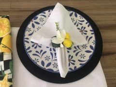 SOFRA SUNUM TAM SET LİMON  DESENLİ