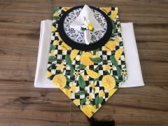 SOFRA SUNUM TAM SET LİMON  DESENLİ