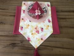 SOFRA SUNUM TAM SET SULUBOYA ÇİÇEK DESENLİ