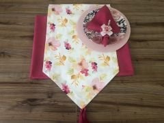 SOFRA SUNUM TAM SET SULUBOYA ÇİÇEK DESENLİ