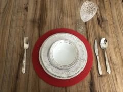 KIRMIZI SUPLA 33 CM (6 ADET)  (MDF DAHİL)